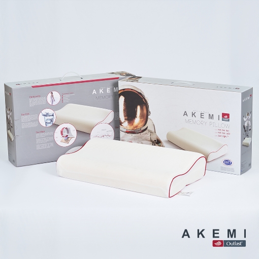 AKEMI Outlast Memory Pillow (60cm x 36cm + 12/9cm)
