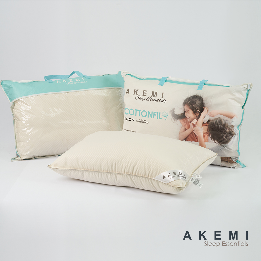 AKEMI Sleep Essentials Cottonfil Pillow 48cm x 71cm