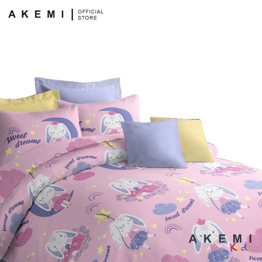 Picture of AKEMI Cotton Essential Cheeky Cheeks 730TC Quilt Cover Set - Sweet Dreams (SS/Q/K)