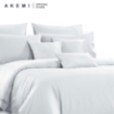 Picture of AKEMI Cotton Select Affinity Sage Box 880TC Fitted Bedsheet Set - Off White (SS/Q/K)