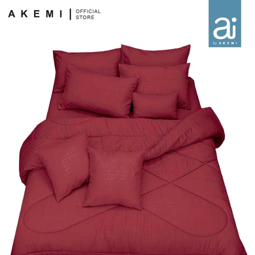 Picture of Ai BY AKEMI MicroXT Colourkissed Neva 620TC Comforter Set - Jester Red (SS/Q/K)