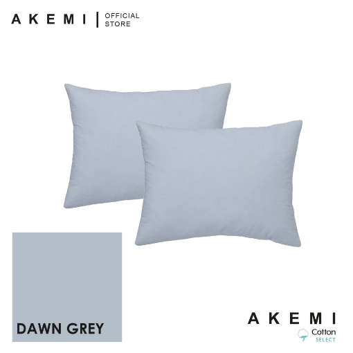 Picture of AKEMI Cotton Select Colour Array Pillow Case- Dawn Grey (51cm x 76cm)