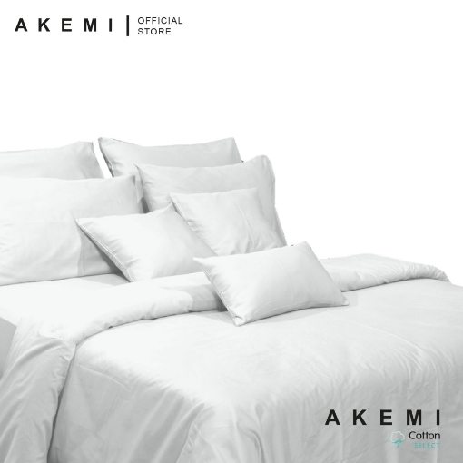 Picture of AKEMI Cotton Select Colour Array 750TC Quilt Cover - Off White (SS/Q/K)