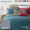 Picture of AKEMI Cotton Select Colour Array 750TC Quilt Cover - Matte Grey (SS/Q/K)