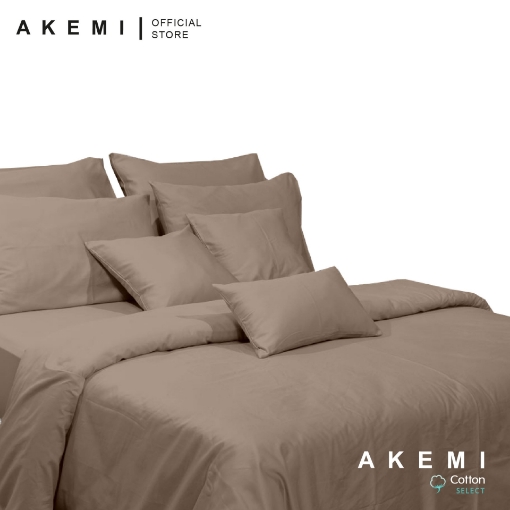 Picture of AKEMI Cotton Select Colour Array 750TC Fitted Sheet Set – Seed Beige (SS/Q/K)
