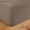 Picture of AKEMI Cotton Select Colour Array 750TC Fitted Sheet Set – Seed Beige (SS/Q/K)