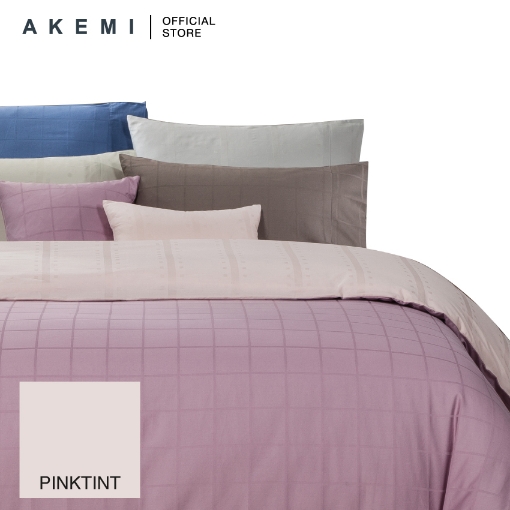 Picture of AKEMI Cotton Select Gratitude 860TC Quilt Cover Set - Pinktint (SS/Q/K)