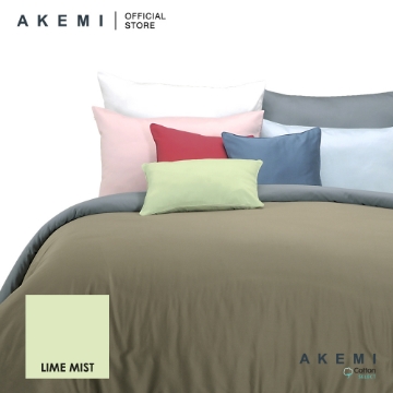 Picture of AKEMI Cotton Select Colour Array 750TC Fitted Sheet Set – Lime Mist (SS/Q/K)
