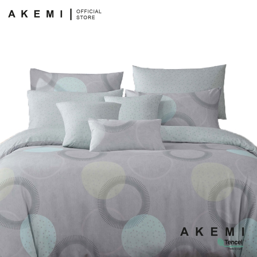 Picture of AKEMI Tencel Touch Serenity 850TC Quilt Cover Set - Ashcord (SS/Q/K)