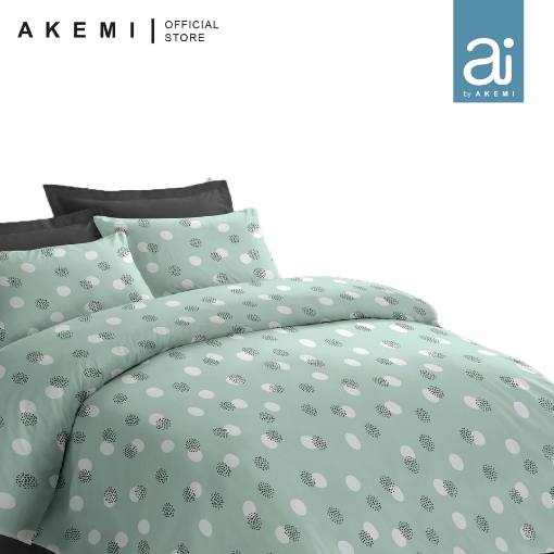 Picture of Ai By AKEMI MicroXT Snuggle 580TC Comforter Set - Mint Dots (SS/Q/K)
