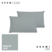 Picture of AKEMI Cotton Essentials Colour Home Divine Pillow Case -Mirage Grey (48cm x 74cm)