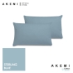 Picture of AKEMI Cotton Essentials Colour Home Divine Pillow Case -Sterling Blue (48cm x 74cm)