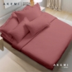 Picture of AKEMI Cotton Essentials Colour Home Devine 650TC Fitted Sheet Set – Mauve Glow Pink (SS/Q/K)