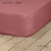 Picture of AKEMI Cotton Essentials Colour Home Devine 650TC Fitted Sheet Set – Mauve Glow Pink (SS/Q/K)