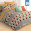 Picture of ai by AKEMI Cheery 560TC Comforter Set - Nathus (Super Single/ Queen/ King)