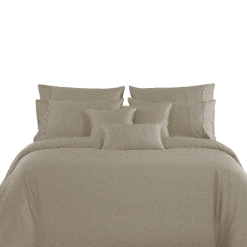 Picture of AKEMI Tencel Modal Earnest Fitted Sheet Set 880TC - Vernone Light Taupe (Queen/King)