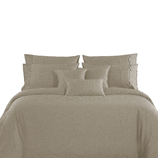 Picture of AKEMI Tencel Modal Earnest Fitted Sheet Set 880TC - Vernone Light Taupe (Queen/King)