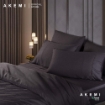 Picture of AKEMI Tencel Modal Earnest Quilt Cover Set 880TC - Vernone Grey (Super Single/ Queen/ King)