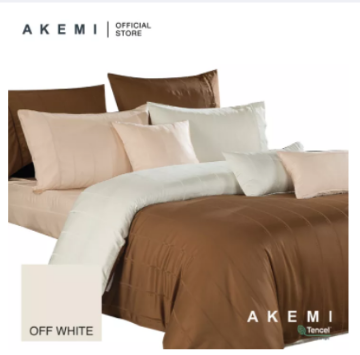 Picture of AKEMI Tencel Modal Earnest 880TC Quilt Cover Set - Draven Stripes Off White (SS/Q/K)