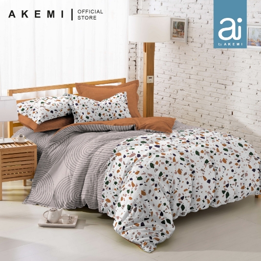 Picture of Ai By AKEMI Cotton Smitten 510TC Comforter Set - Granitto (SS/Q/K)