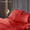 Picture of AKEMI Tencel Modal Earnest Quilt Cover Set 880TC - Vernone Poppy Red (Super Single/ Queen/ King)