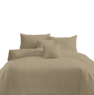 Picture of AKEMI Cotton Essentials Colour Home Divine Fitted Sheet Set 650TC - Rice Brown(SS/Q/K) 