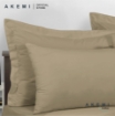 Picture of AKEMI Cotton Essentials Colour Home Divine Fitted Sheet Set 650TC - Rice Brown(SS/Q/K) 