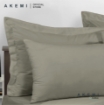 Picture of AKEMI Cotton Essentials Colour Home Divine Fitted Sheet Set 650TC - Willow Grey (SS/Q/K) 