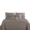 Picture of [Online Exclusive] AKEMI Cotton Select Joyous Fitted Sheet Set 880TC (Super SIngle/ Queen/ King) - Porpoise Taupe