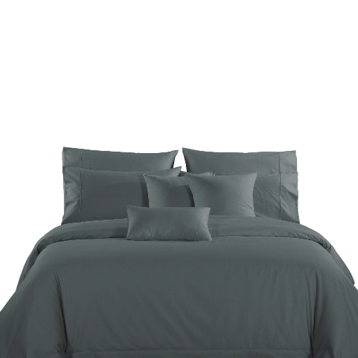 Picture of [Online Exclusive] AKEMI Cotton Select Joyous Fitted Sheet Set 880TC (Super SIngle/ Queen/ King) - Stormy Grey