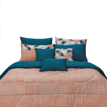 Picture of AKEMI Cotton Essentials Embrace Charm 650TC Comforter Set - Garin (SS/Q/K)