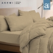 Picture of ai by AKEMI Colourkissed Collection Comforter Set 620TC - Ofek, Marzipan Khaki (SS/Q/K)