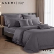 Picture of AKEMI Cotton Select Affinity Fitted Sheet Set 880TC - Montae Lamech, Zinc Grey (SS/ Q/ K)