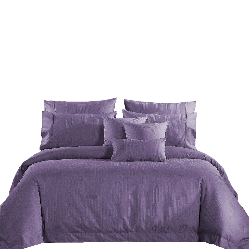 Picture of AKEMI Cotton Select Affinity Fitted Sheet Set 880TC - Montae Lamech, Rhapsody Purple (SS/ Q/ K)
