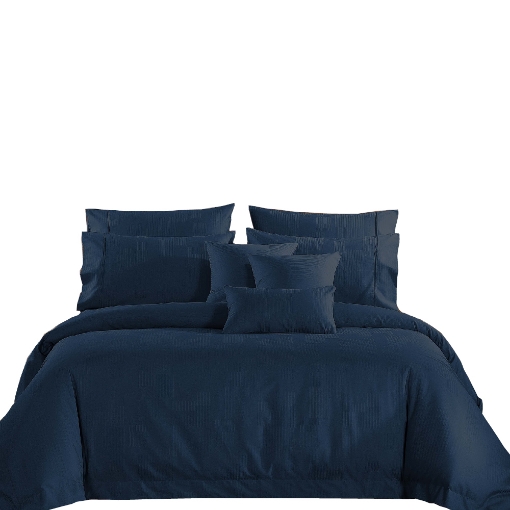 Picture of AKEMI Cotton Select Affinity Quilt Cover Set 880TC - Montae Lamech, Calm Blue (SS/ Q/ K)