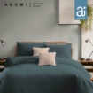 Picture of ai by AKEMI ColourJoy Collection Comforter Set 550TC  - Stormy Navy (Super Single/Queen/King)