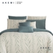 Picture of AKEMI Cotton Select Adore Fitted Bedsheet Set 730 TC - Bevie (Super Single)
