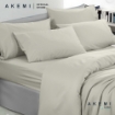 Picture of AKEMI Cotton Select Affinity Fitted Sheet Set 880TC - Sage Box, Egret White (Super Single/ Queen/ King)