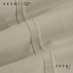 Picture of AKEMI Cotton Select Affinity Fitted Sheet Set 880TC - Sage Box, Fog Khaki (Super Single/ Queen/ King)