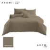Picture of AKEMI Cotton Select Affinity Fitted Sheet Set 880TC - Ulmer, Humus Brown (Super Single/ Queen/ King)