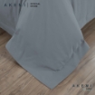 Picture of Akemi Cotton Select Affinity Fitted Sheet Set 880TC - Ulmer, Pearl Blue (Super Single/ Queen/ King)