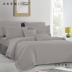 Picture of AKEMI Cotton Select Affinity Fitted Sheet Set 880TC - Ulmer, Warm Grey (Super Single/ Queen/ King)