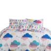 Picture of AKEMI Cotton Select Cheeky Cheeks Fitted Sheet Set 730TC - Dreamy Cloudy (Super Single, Queen, King)