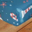 Picture of AKEMI Cotton Select Cheeky Cheeks Fitted Sheet Set 730TC - Over Whale Ming (Super Single, Queen, King)