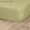 Picture of AKEMI Cotton Essentials Colour Home Divine Fitted Sheet Set 650TC - Tender Yellow (Super Single/Queen/King)