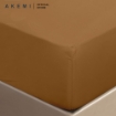 Picture of ai by AKEMI Colourkissed Collection Fitted Sheet Set 620TC - Vachel, Honey Yellow (King/Queen/Super Single)