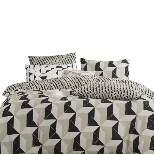 Picture of ai by AKEMI Lovesome Collection Fitted Sheet Set 580TC - Jytte (Super Single / Queen / King)