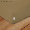 Picture of AKEMI Tencel Modal Earnest Fitted Sheet Set 880 TC - Bartek, Tan Brown (Queen/King)