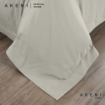Picture of AKEMI Cotton Select Affinity Quilt Cover Set 880TC - Sage Box, Egret White (Super Single / King)