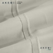 Picture of AKEMI Cotton Select Affinity Quilt Cover Set 880TC - Sage Box, Egret White (Super Single / King)